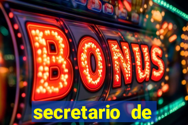 secretario de esporte salario